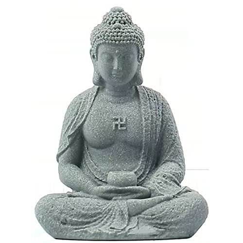 Meditation Buddha Statue Aquarium Decor
