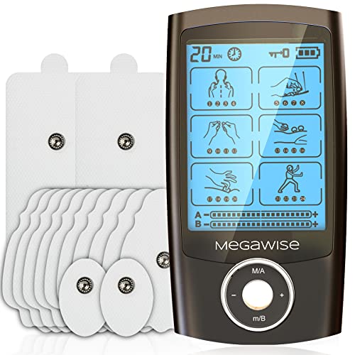 MegaWise 48 Modes Dual Channel EMS TENS Unit Muscle Stimulator