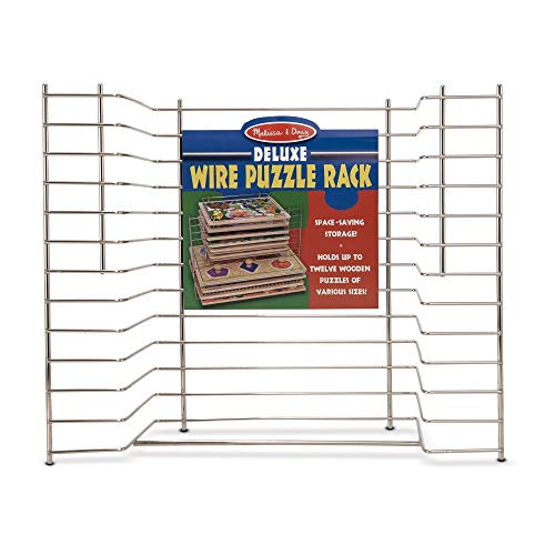 Melissa & Doug Deluxe Puzzle Storage Rack