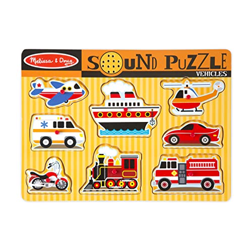 Melissa & Doug Vehicles Sound Puzzle