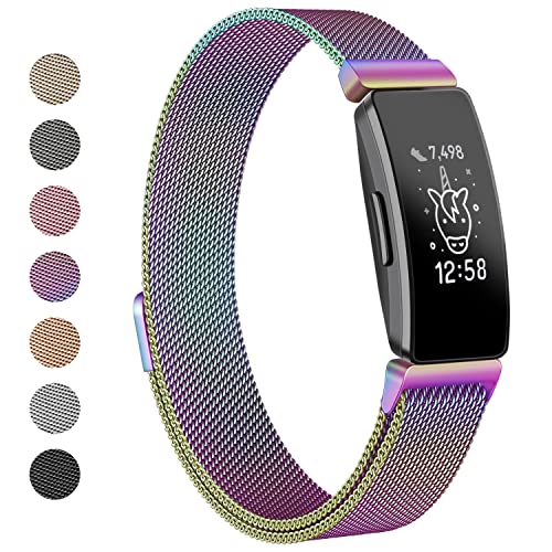 Meliya Fitbit Metal Bands for Women Men Kids