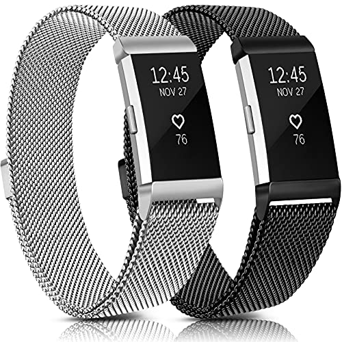 Meliya Metal Bands for Fitbit Charge 2 - Secure and Stylish Replacement