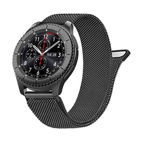 Meliya Stainless Steel Metal Replacement Band for Samsung Gear S3 Frontier/Classic