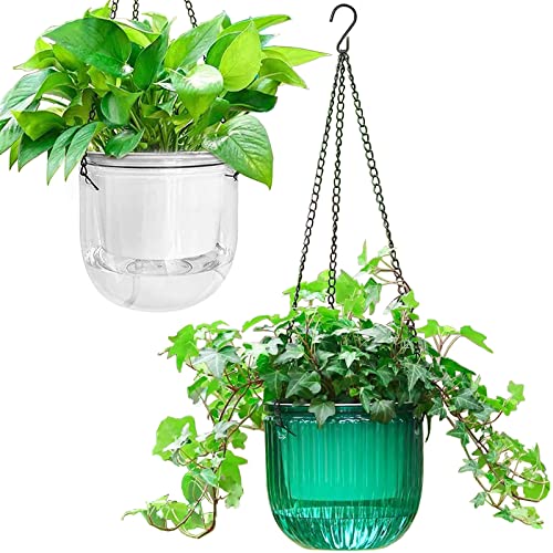 Melphoe Hanging Planters with Self Watering Feature