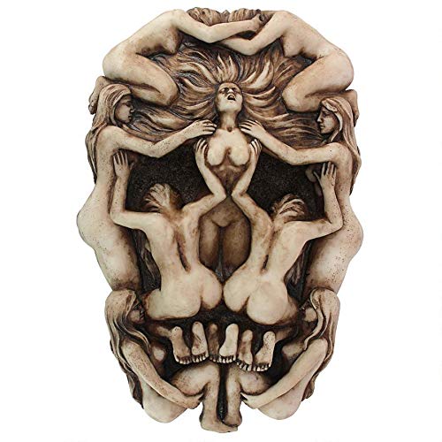 Memento Mori Skull Wall Sculpture