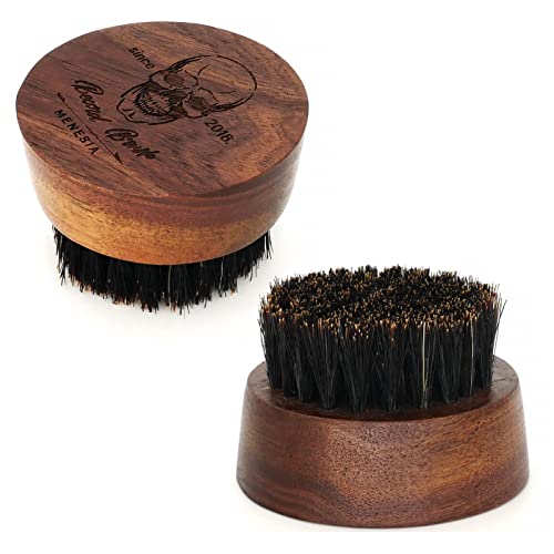 Menesia Boar Bristle Hair Beard Brush for Men