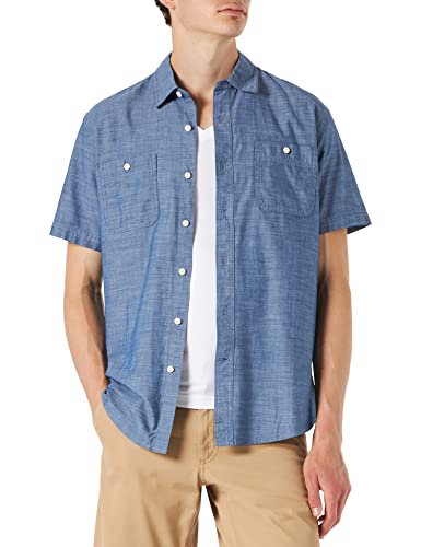 Men's Short-Sleeve Chambray Shirt