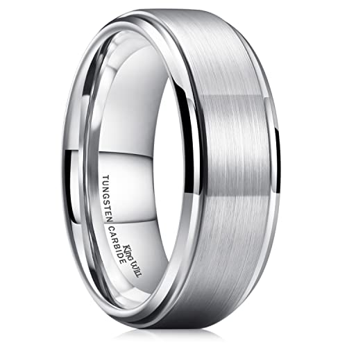 Men's Tungsten Carbide Wedding Band - Classic Design, Durable and Affordable