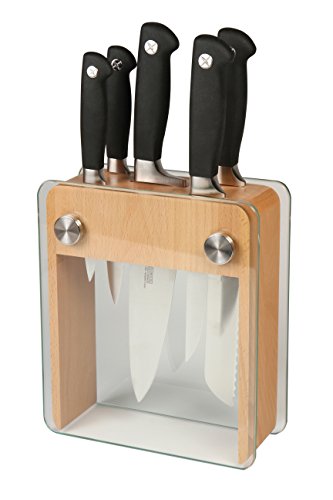 Mercer Culinary Genesis 6-Piece Knife Block Set