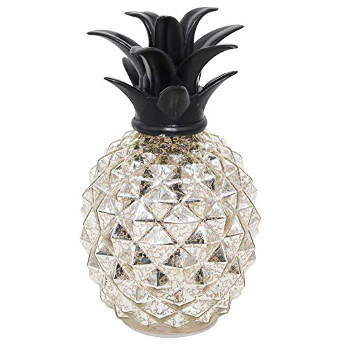 Mercury Glass Pineapple Lamp