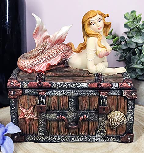 Mermaid Jewelry Box Figurine
