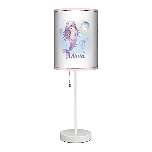 Mermaids Table Lamp for Girls Bedroom Decor