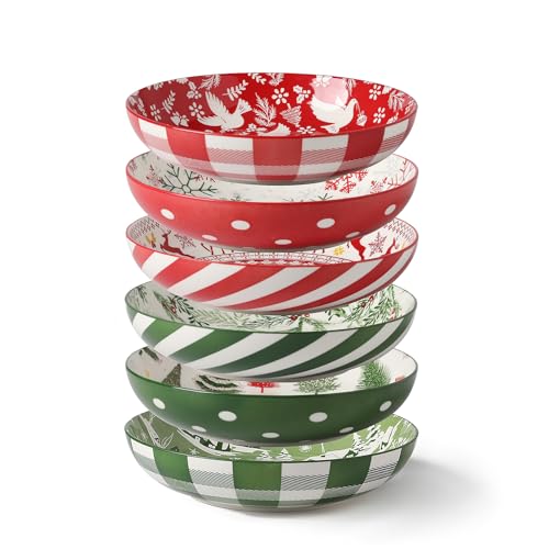 Metahom Christmas Pasta Bowls