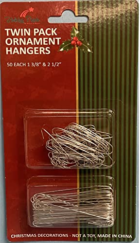 Metal Christmas Tree Ornament Hooks - Combo Pack