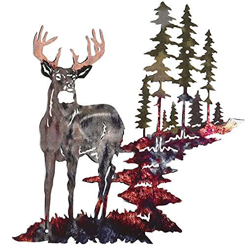 Metal Deer Wall Art Decor for Home