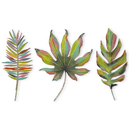 Metal Leaves Wall Décor Set