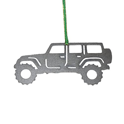 Metal Off Road Christmas Ornament for 4 Door Jeep Owners