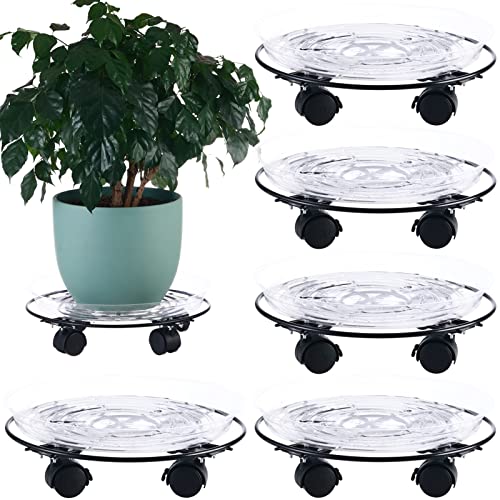 Metal Plant Caddy with Wheels for Indoor and Outdoor Plants