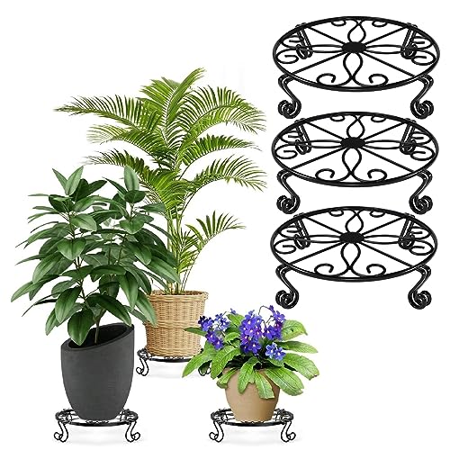 Metal Plant Stand Indoor, Outdoor Plant Stands - Heavy Duty Flower Pot Stand Holder