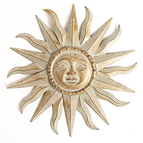 Metal Sun Wall Art Decor