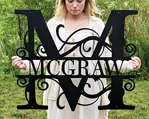Metal Wall Art | Personalized Wedding Gift | Outdoor Metal Sign
