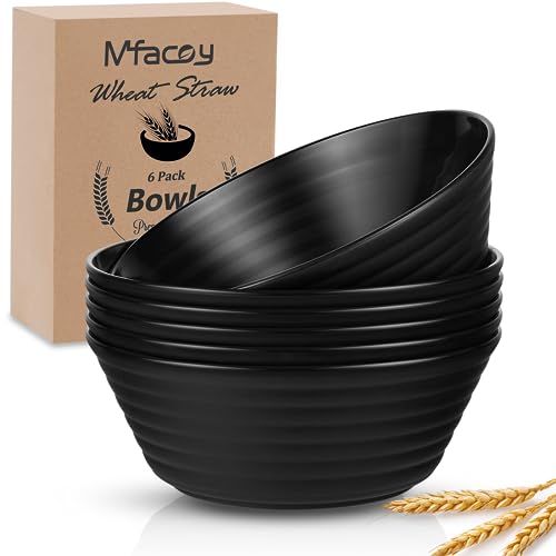 Mfacoy Unbreakable Cereal Bowls Set