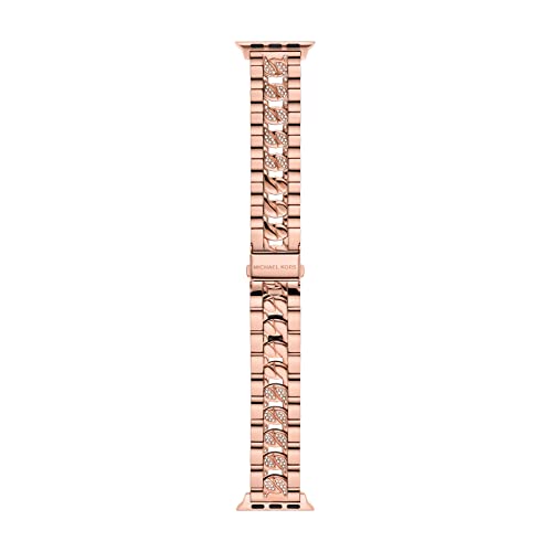 Michael Kors Women's 38/40mm Rose Gold Stainless Steel Band for Apple Watch®, MKS8020