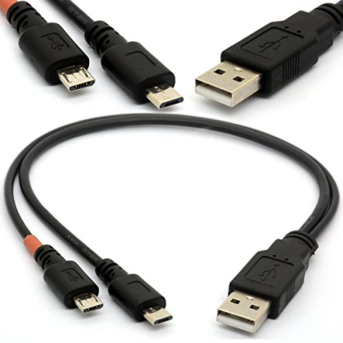 Micro USB Y Splitter Cable