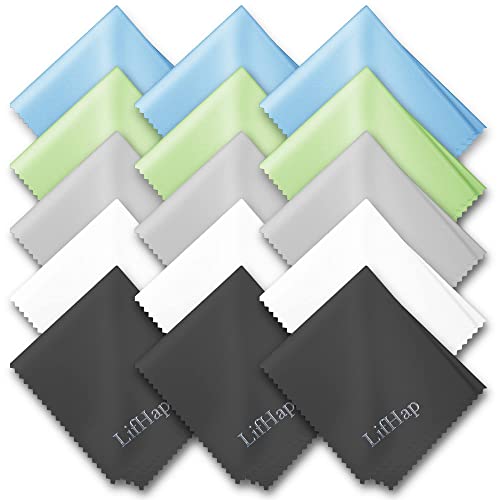 Microfiber Glasses Cleaning Cloths - 15 Pack
