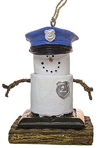 MIDWEST-CBK S'Mores Policeman Resin Christmas/Everyday Ornament