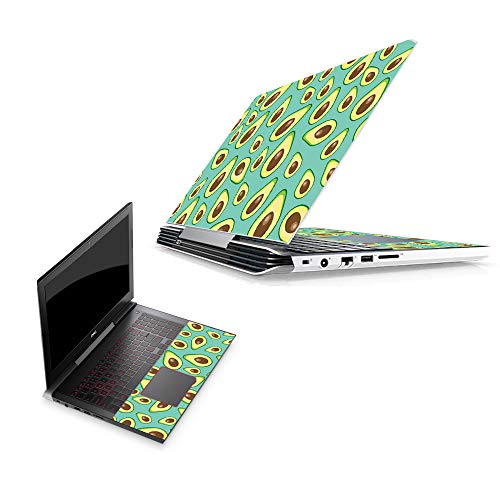 MightySkins Skin Compatible with Dell G5 15 Gaming Laptop - Seafoam Avocados | Protective, Durable, and Unique Vinyl Decal wrap Cover | Easy to Apply, Remove, and Change Styles | Made in The USA