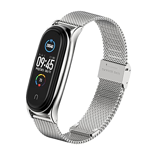 MIJOBS Stainless Steel Watch Band for Mi Band