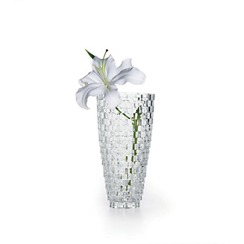Mikasa Palazzo Vase Crystal, 9" - 5118771 , White