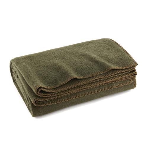 Military Style Fire Retardant Wool Blanket