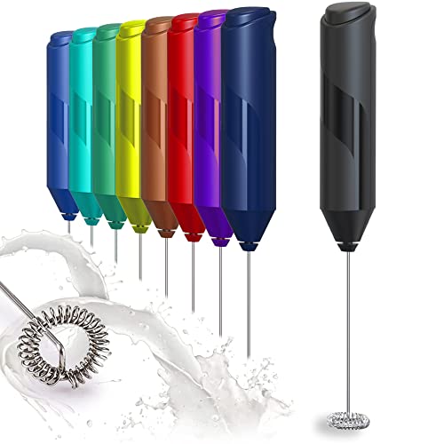 Milk Frother Handheld - Electric Whisk Drink Mixer for Lattes, Coffee, Cappuccino
