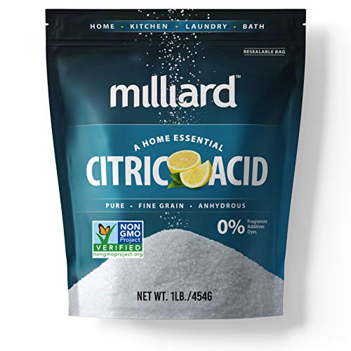Milliard Citric Acid - Kitchen Essential for Preserving, Flavoring, and Cleaning