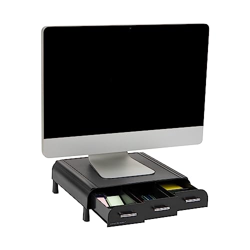 Mind Reader Monitor Stand and Desk Organizer