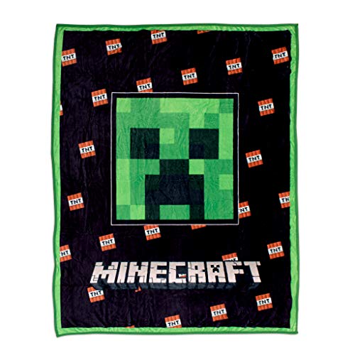 Minecraft Boys Fleece Throw Blanket Set