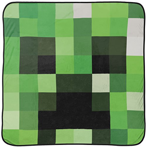 Minecraft Creeper Plush Throw Blanket