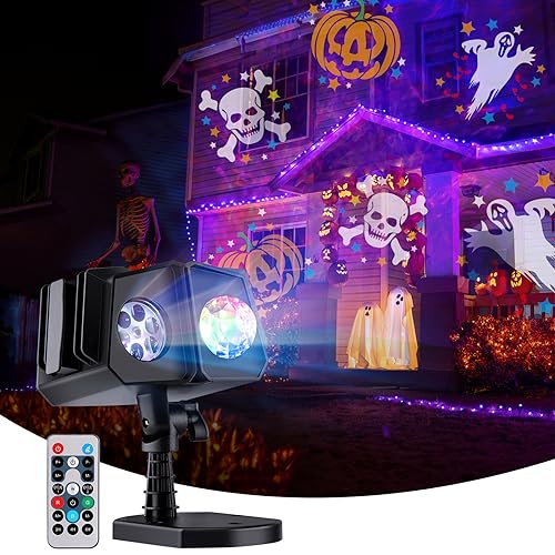 Minetom Halloween Christmas Projector Lights