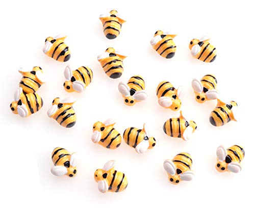 Mini Bee Ornaments for Crafts and Decoration