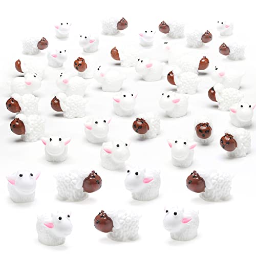 Mini Bunny Sheep Duck Turtle Figurines