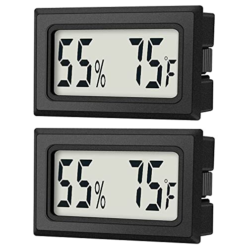 Mini Digital Thermometer 2-Pack Hygrometer