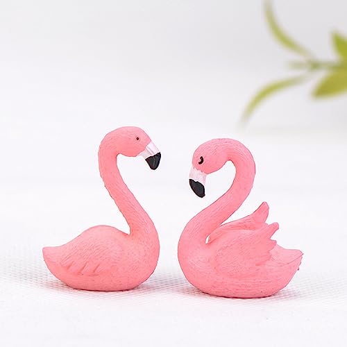 Mini Flamingo Fairy Garden Accessories