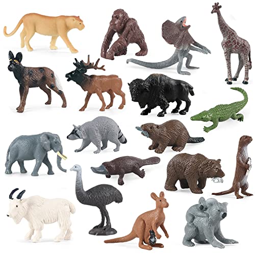 Mini Forest Animal Figurines Toy