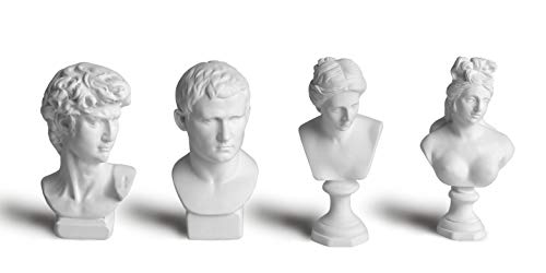 Mini Greek Bust Resin Sculptures and Statues