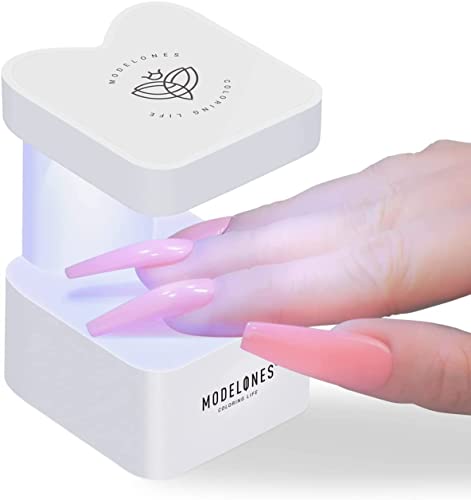 Mini LED Nail Lamp with 2 Timers for Fast Nail Extension