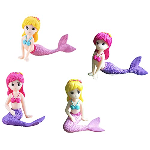 Mini Mermaid Toy Figure Collection Playset