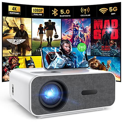 Mini Portable 4K Projector with Wifi and Bluetooth