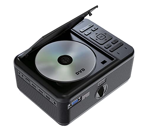 Mini Portable DVD Projector with Bluetooth
